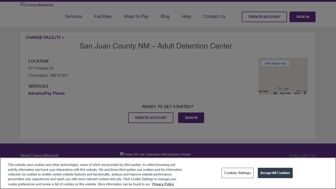 San Juan County NM - Adult Detention Center ConnectNetwork